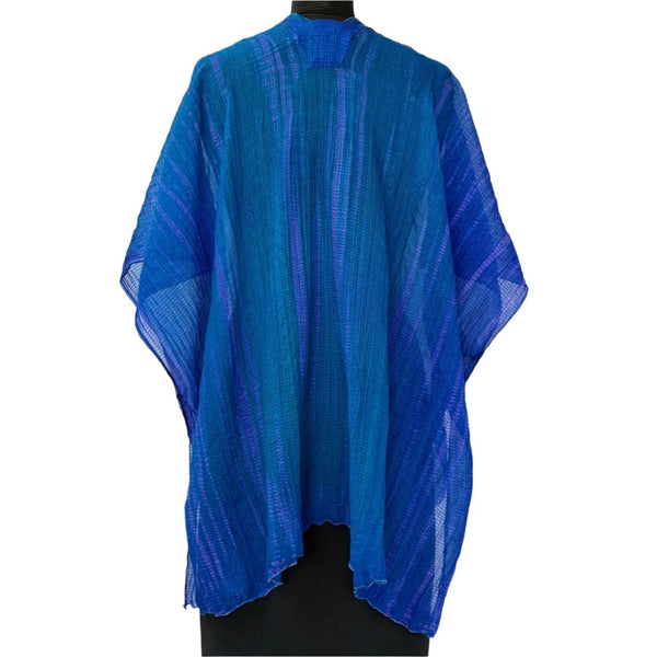 Doshi Wrap, Sheer Delight, Electric Blue, OS