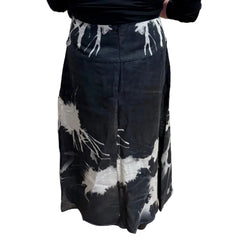 Ingrid Munt Pant/Skirt, Black/White S & M