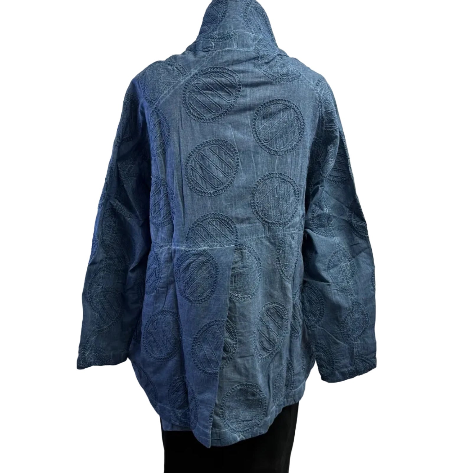 M Square Shirt, Ruby, Blue S, M & L