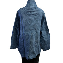 M Square Shirt, Ruby, Blue S, M & L