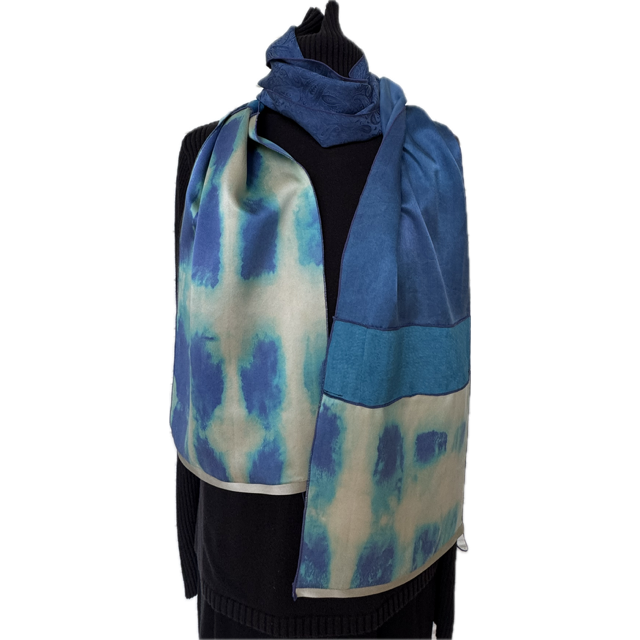Judith Bird Scarf, SilkSingles, Painted