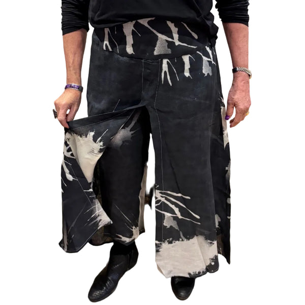 Ingrid Munt Pant/Skirt, Black/White S & M