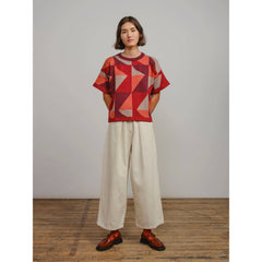 The Endery Tee, Calder, Redwood, Red/Orange/Burgundy/Grey