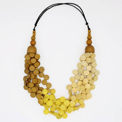 Sylca Designs Necklace, Gillian, Ombre Yellow