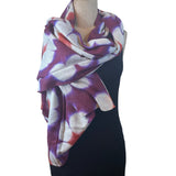 Denovembre Scarf, Bellis, Magenta/Orange/White