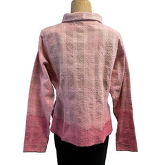 Deborah Cross Shirt, Pink Ombre, S