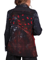 Tatiana Palnitska Jacket, Beauty Of The Draw, Red/White/Black, XS