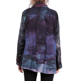 Tatiana Palnitska Jacket, Blue And Purple Rainbow, Black/Blue/Purple, M