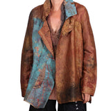 Tatiana Palnitska Jacket, Very Unordinary, Rust/Turquoise/Red, S/M