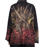 Tatiana Palnitska Jacket, Sunset Against The Tall Grass, Gold/Red/Lavender/Blue/Green, S/M