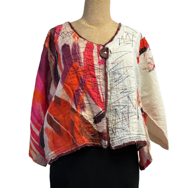 Mara Gibbucci Jacket, Pink/Orange/Purple S, M & L