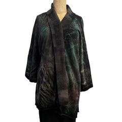 Cynthia Ashby Jacket, Nadia, Sanctuary, Greens/Charcoal/Pale Pink, Fits M-XL