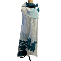 Ingrid Munt Dress, White/Teal/Black XS, S, M