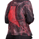 Tatiana Palnitska Jacket, A Story In Red And Black, Red/Black, XS