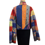 NAMAI Kantha Jacket, Reversible, Cropped, Multicolor S/M