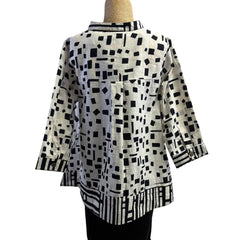 Adverb Shirt, After, Fences/Chips, Black/White XS & M