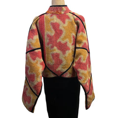 NAMAI Kantha Jacket, Reversible, Cropped, Multicolor S/M
