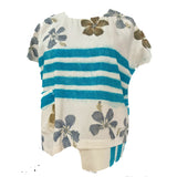 Doshi Tee, Botanical Blossom, Citrine/Ivory M