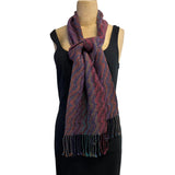 Muffy Young Scarf, Traveling, Rose/Aqua
