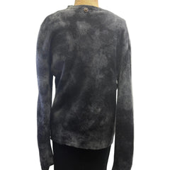 Galadriel Mattei Sweater, Crewneck, Black/Gray/Blue S