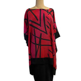 Kay Chapman Tunic, Elia, Red/Black, OS