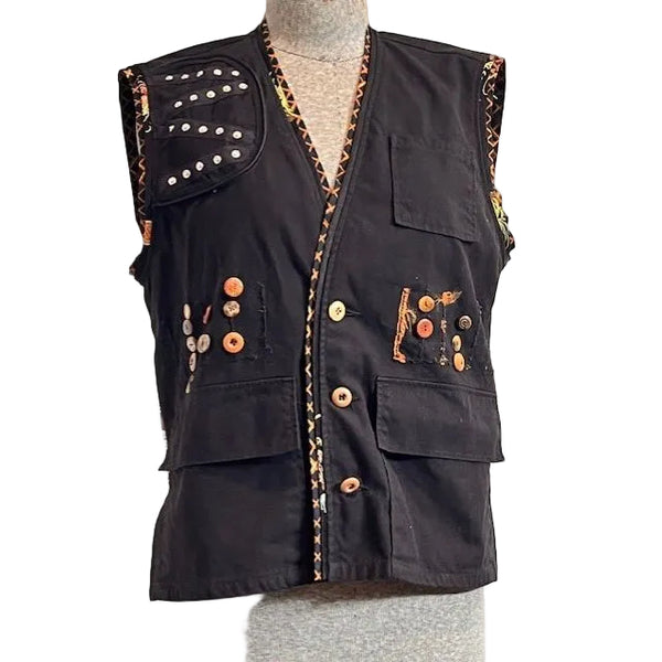 Catherine Bacon Vest, Duck Hunting, Wump, Black, S
