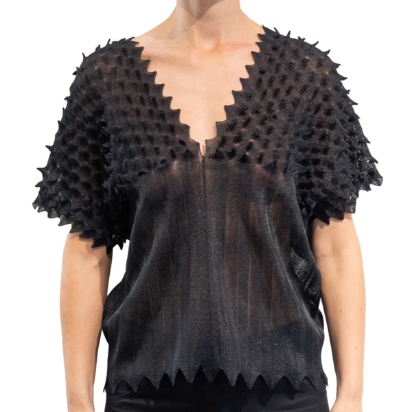 Pier Antonio Gaspari Top, Diamante, Black XS/S, M & L