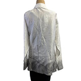 Deborah Cross Shirt, White/Black, L