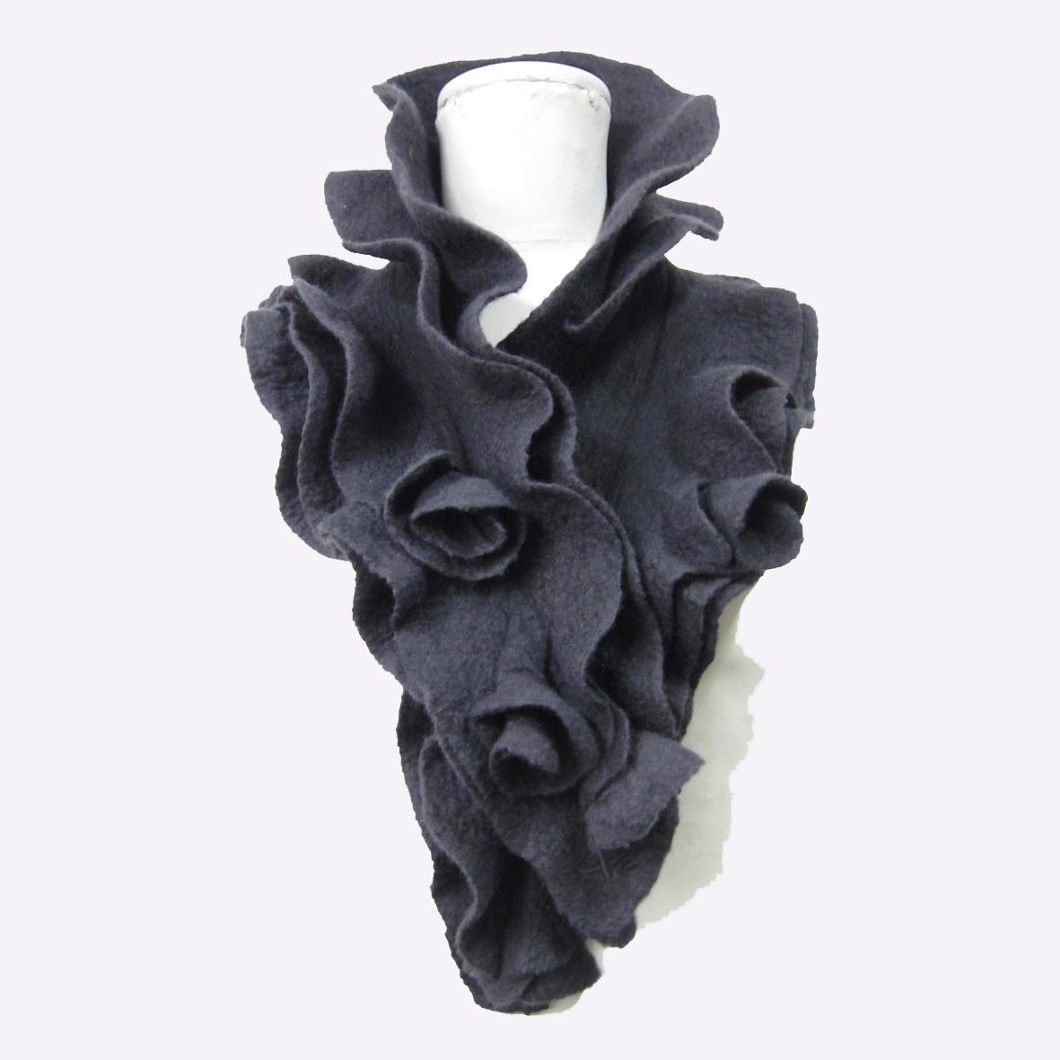 Dagmar Binder Collar, Floral Lamellae, Black