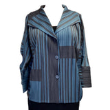 MC Oasis Textured Jacket, Stone/Blue/Brown, S/M