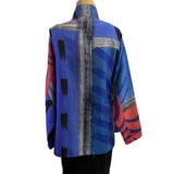 Kay Chapman Shirt, Issey, Why Not, Blue/Purple/Orange L