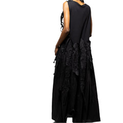 Loyko Dress, Tulip, Sleeveless, Black XS