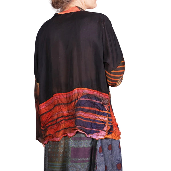 Tatiana Palnitska Art Blouse, Mixing All The Lines S/M