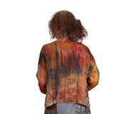 Tatiana Palnitska Swing Blouse, Southwestern Landscape S/M