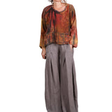 Tatiana Palnitska Swing Blouse, Southwestern Landscape S/M