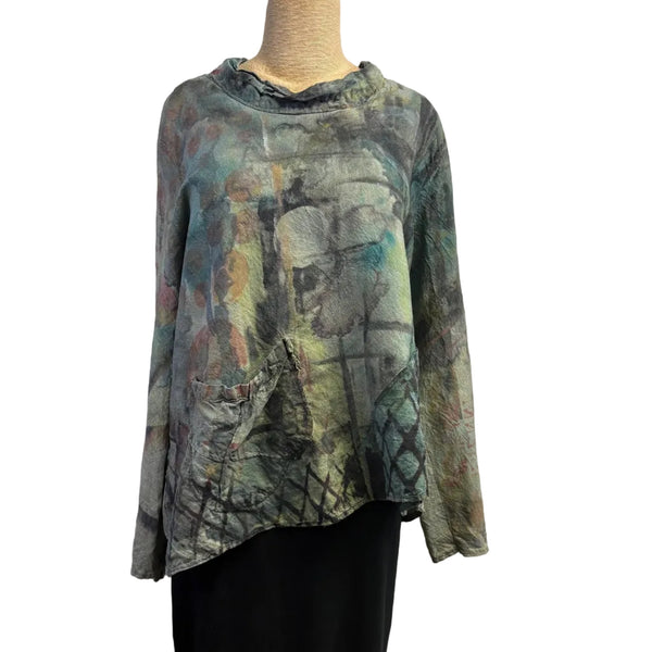 Tatiana Palnitska Blouse, Afternoon Mint Tea S