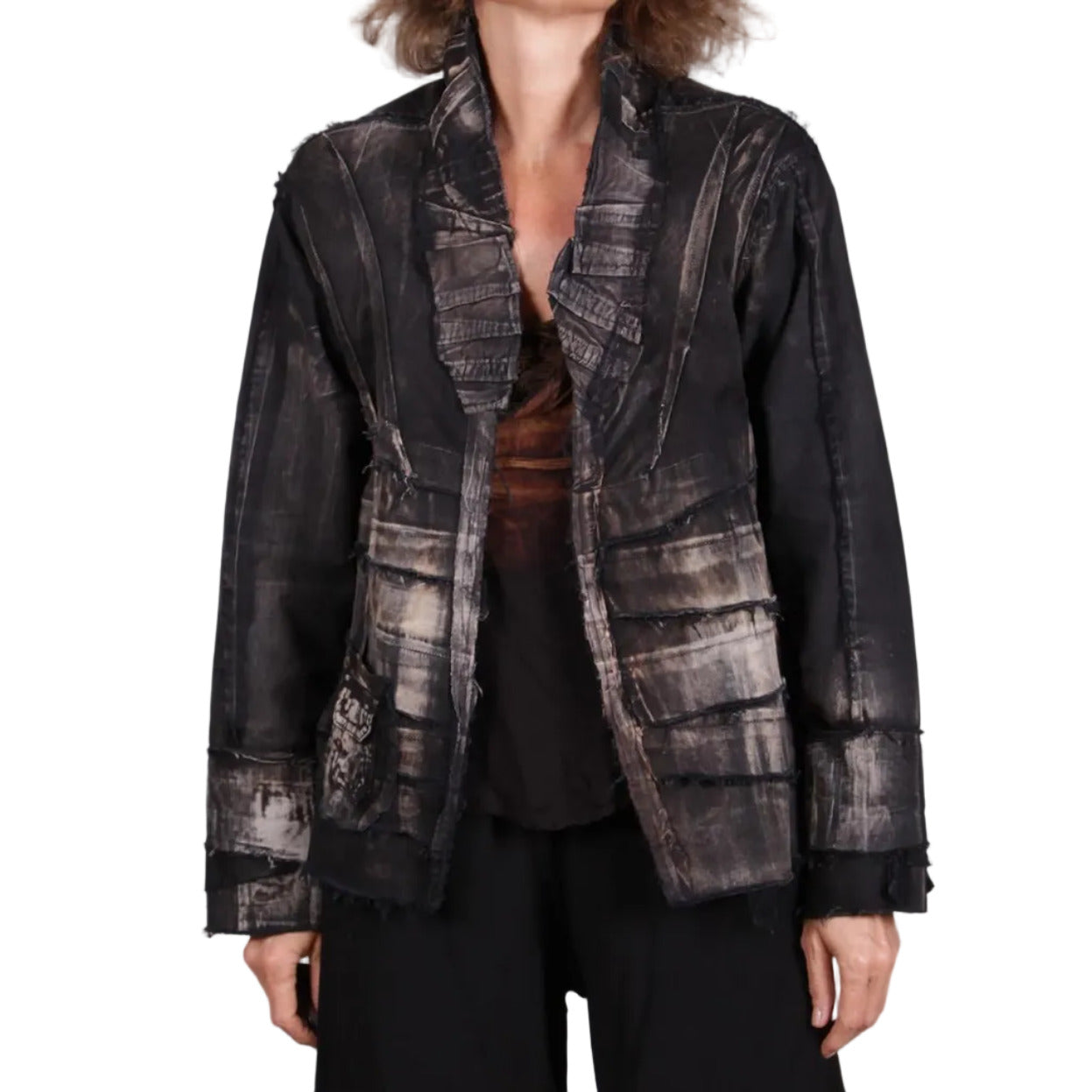 Tatiana Palnitska Jacket, One, Two Four, Eight, Nine, Black/Beige, XS