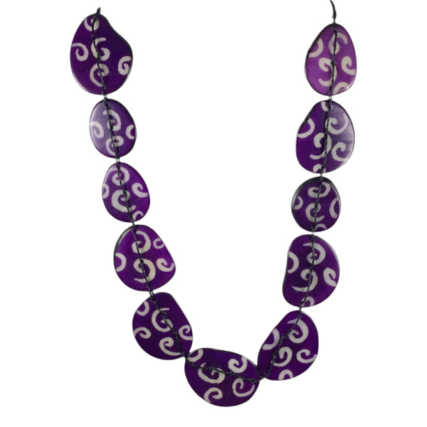 Lula Castillo Necklace, Year Nine, Purple