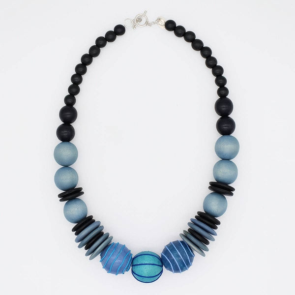 Sylca Designs Necklace, Elowen Bead, Blue