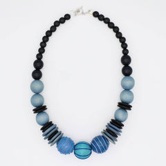 Sylca Designs Necklace, Elowen Bead, Blue