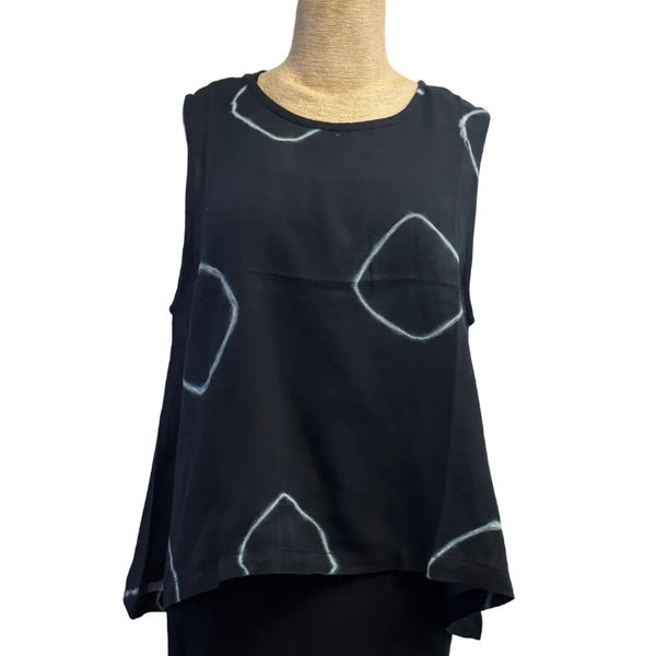 Yaza Tank, Suri Aline, Shibori Black XS & S