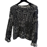 Pier Antonio Gaspari Sweater, Black/White M & L