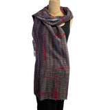 Neeru Kumar Scarf/Shawl, Mauve/Red/Teal