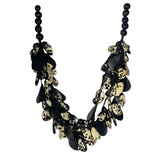 Lula Castillo Necklace, Lima Negro, Black/Ivory