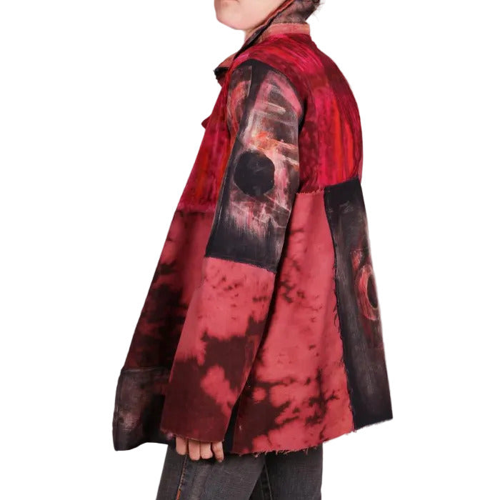 Tatiana Palnitska Jacket, Like Red Hot Chili Peppers, Red/Black, S/M