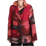 Tatiana Palnitska Jacket, Like Red Hot Chili Peppers, Red/Black, S/M
