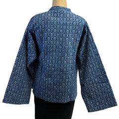 Yaza Jacket, Mogual, Quilted, Reversible, Indigo/Pale Indigo S/M & L/XL