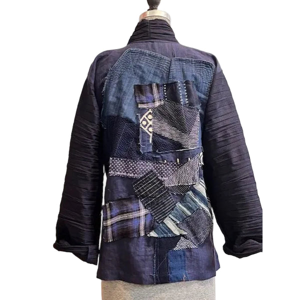 Catherine Bacon Jacket, Indigo Mosaic, Morgan, L