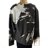 Andrea Geer Fitted Top, Black/White