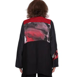 Tatiana Palnitska Tunic/Jacket, Keep On Shifting, Red/Black/White, M/L